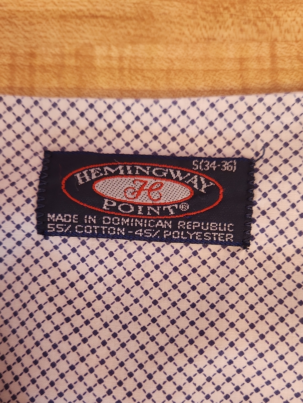 VTG HEMINGWAY POINT Men’s Pajama Top Short Sleeve, size S - Picture 6 of 9